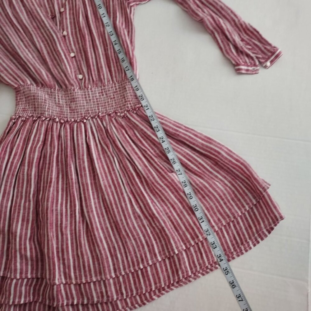 Rails Linen Blend Jasmine Lucia Stripe Mini Dress… - image 7